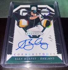 Panini Cornerstones Prospect 2019 Sean Murphy Quad Jersey RC Prospect Auto 1/1 