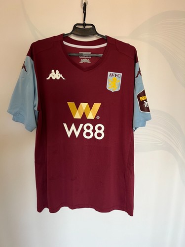 Maillot Aston Villa KAPPA - 2019/2020 - Top Entraînement - Jaune, Taille L