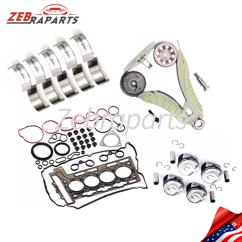 N14B16 1.6T Engine Rebuild Overhaul Kit w/ Timing Kit For Mini Cooper S ...
