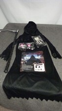 Grim Reaper Costume Kids 30 inch chest 36 length neck to bottom