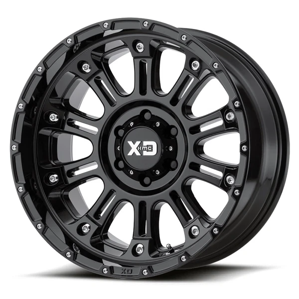 Llantas negras de 18 pulgadas Dodge RAM 2500 3500 8x6,5 Lug XD Series Hoss 2 XD829 Foto 2 de 4