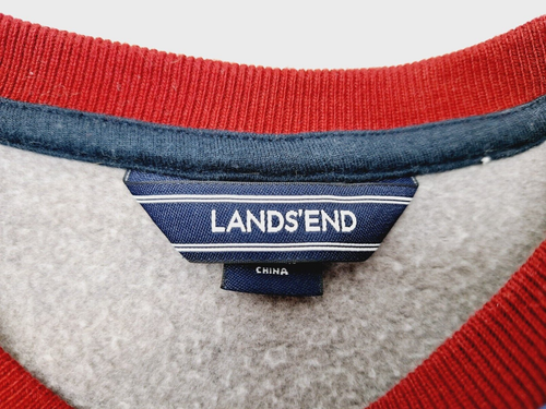 Lands End Sweatshirt M 10-12 Camo Multicolor Long Sleeve Pullover h - Picture 4 of 4