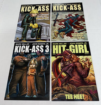KICK-ASS 1, 2, 3 & HIT-GIRL KINGSMAN等 Kick-Ass #1 Second Printing 2, Kick-Ass 3-3, Hit-Girl 5 / 2008