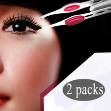 New 2x Portable Tweezer With LED Light Hair Removal Eyebrow Beauty Make Up Tool