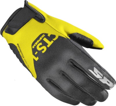 MOTORRADHANDSCHUHE HERREN SOMMER SPIDI CTS-1 SCHWARZ NEONGELB TOUCHSCREEN GRÖSSE M L XL