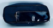 Estee Lauder Makeup Pouch Blue Cosmetic Bags Travel Pouch Toiletry Purse Carry