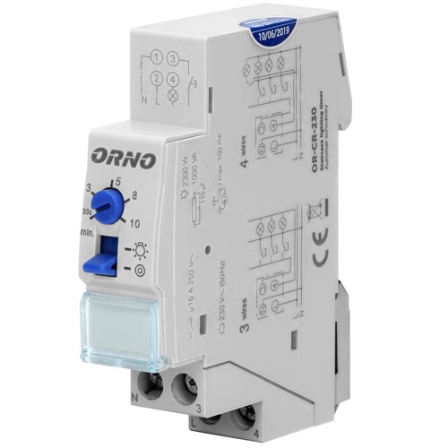 Orno CR-230 Interrupteur Minuterie Electronique Minuterie d'Escalier 230v Cha...