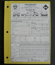 Revue technique Opel ASCONA