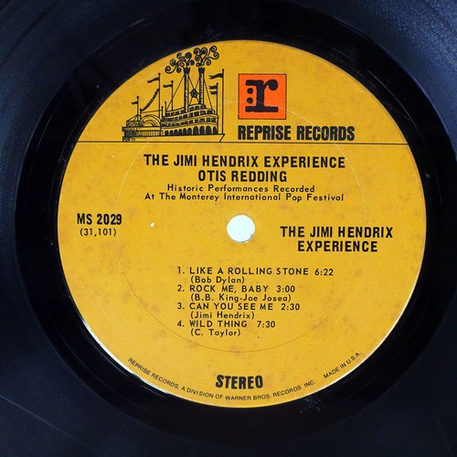 OTIS REDDING HISTORIC PERFORMANCES AT MONTEREY POP FESTIVAL REPRISE MS2029 US LP - 第 2/2 張圖片