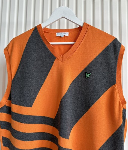 Lyle & Scott Men's Waistcoat Jumper Sweater Big Size XXL - Picture 2 of 4