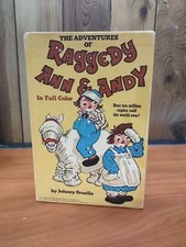 The Adventures Of Raggedy Ann  Andy Dell Boxed Book Set - Vintage 1978