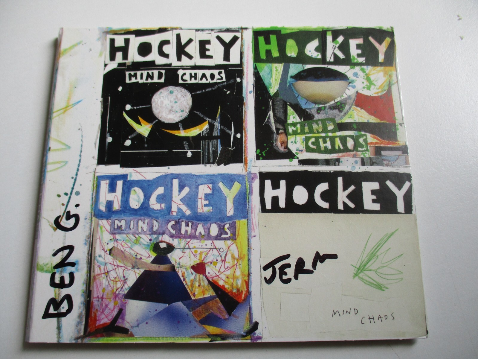 RARE HAND SIGNED HOCKEY CD MIND CHAOS (2009) - AUTOGRAPHED BY THE BAND