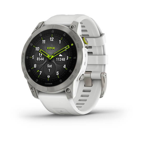 【中古品】 GARMIN EPIX7 GPS 010-02582-15 Garmin epix Gen 2 Navigation GPS Watch Sapphire with White