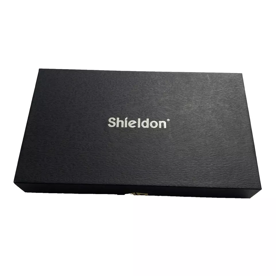 Чехол-бумажник SHIELDON для iPhone 14 Pro Max 6,7 дюйма натуральная кожа ФИОЛЕТОВЫЙ СОВЕРШЕННО НОВЫЙ - Изображение 2 из 4