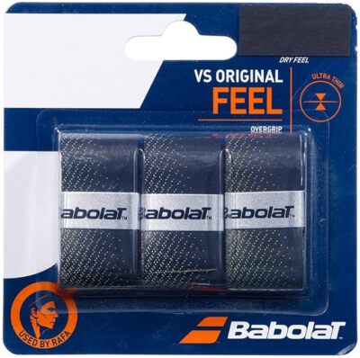 Babolat VS Original Overgrip (3er-Pack) schwarz und gold