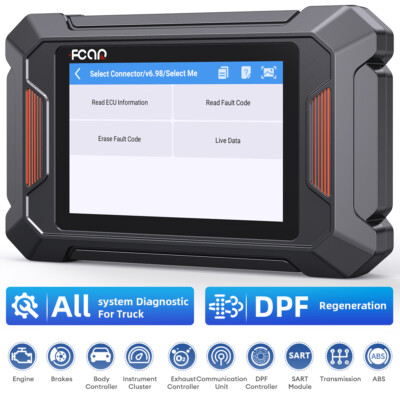 FCAR F803 Heavy Duty Truck Scanner DPF Regen Tool for Cummins CAT Detroit Paccar