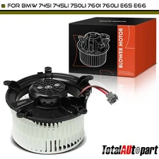 Heater Blower Motor w/Wheel for BMW 745i 745Li 02-05 750Li 760i 760Li E65 E66