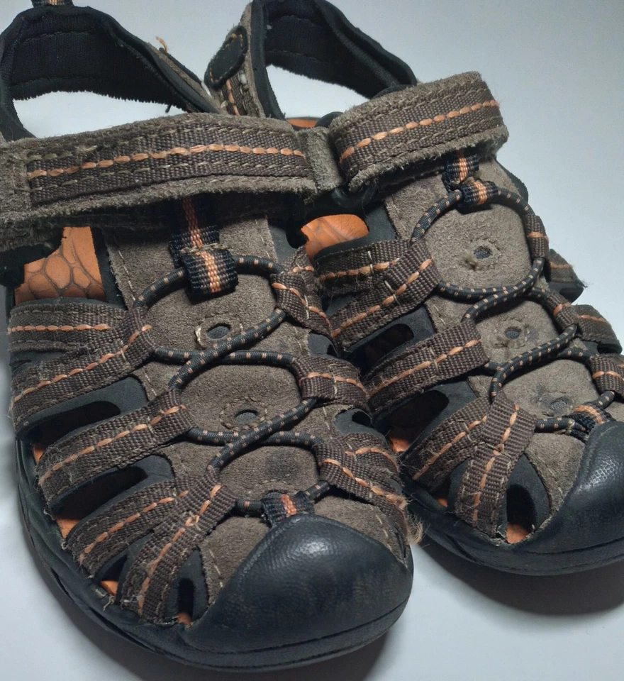 Sandalia Marrón Circo Niños Zapatos Juveniles Talla 9 Agua Senderismo Foto 3 de 4
