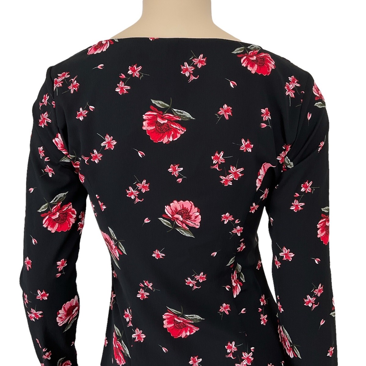 h and m black floral dress Mirelle Black Gown One Shoulder Floor Corset main image 1