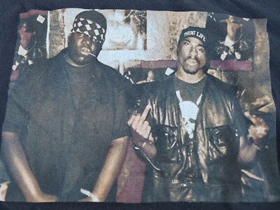 2Pac Notorious B.I.G. Tシャツ Vintage 90s Tupac 2PAC & Biggie Notorious B.I.G. Rap Tee T
