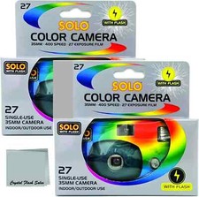 Disposable Camera 35Mm Film Single Use 400 ASA/ISO 27 Exposures W/Flash 2-Pack