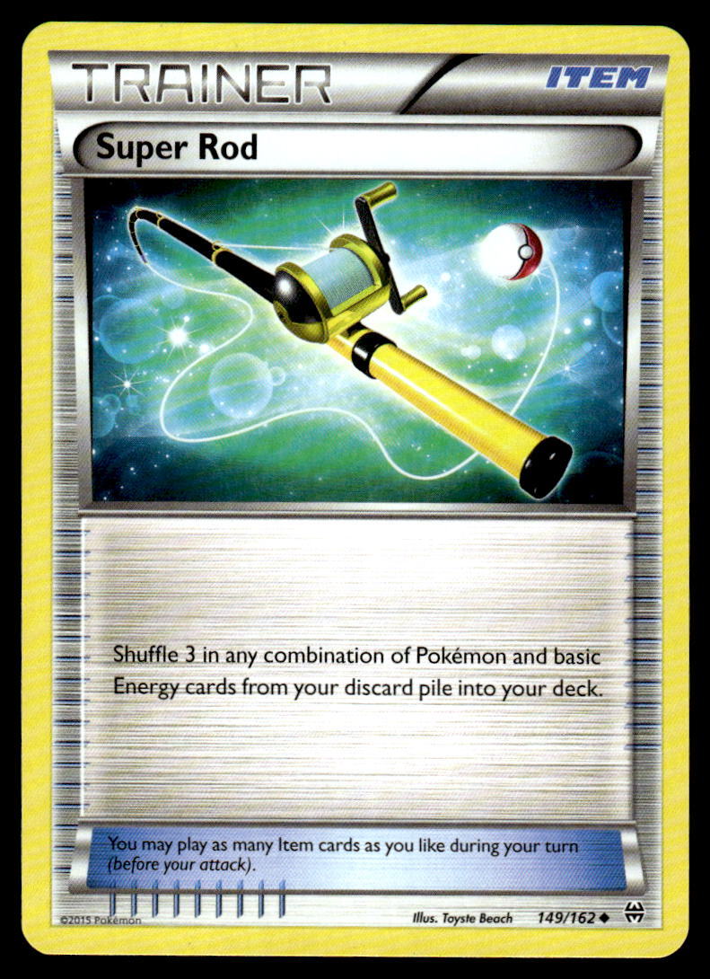 Pokemon TCG XY - BREAKthrough #149/162 Super Rod LP