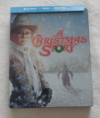 A Christmas Story Blu Ray + DVD + Digital UV Steelbook