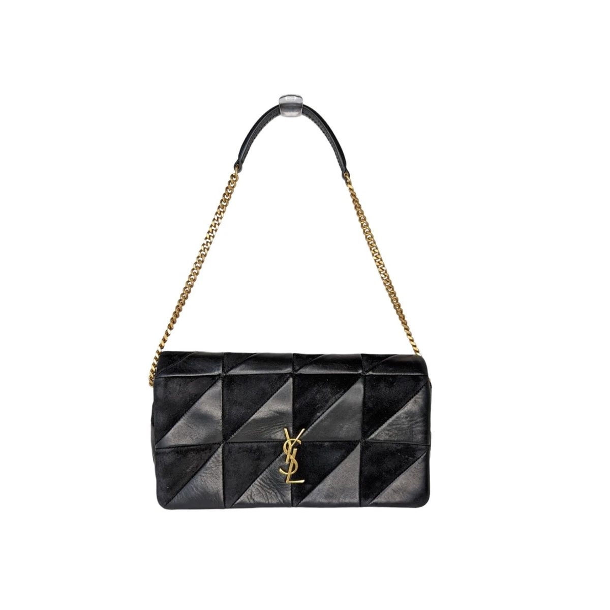 Saint Laurent YSL Lambskin Suede Patchwork Small Jamie Bag | eBay