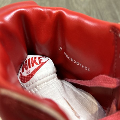VTG Nike 1980s Sales Sample Dynasty Red x White Mens US 9 1985 Original OG Shoes - Picture 9 of 18