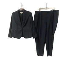 EUC Jones New York Suit Separates Navy Size 16W Jacket 22W Suit Pants