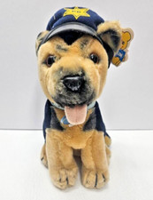 Dakin Vintage 1987 Chief Police Dog Animal Plush Toy German Shepherd New w/tag