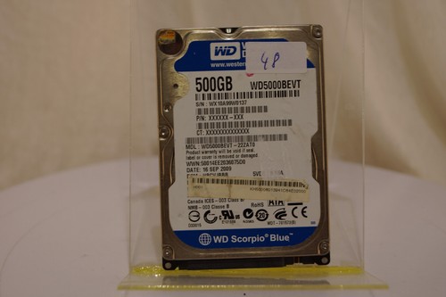 Western Digital WD5000BEVT Festplatte zur Datenrettung hard disk for data rescue