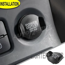 12V Auto Car Cigarette Cover Socket Plug Lighter Cap Power Outlet  Universal