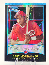 2001 Bowman Chrome Rookie Refractor # 193 Dany Morban Cincinnati Reds 