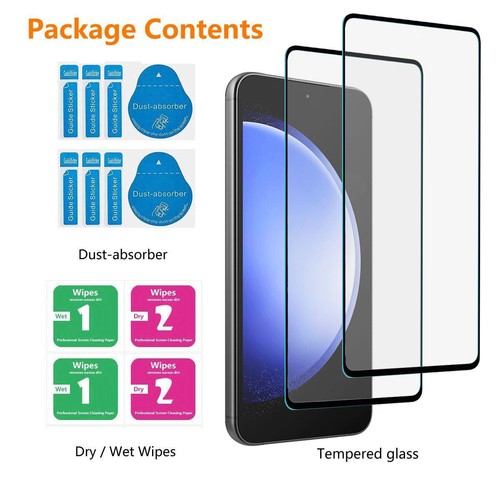 For Samsung Galaxy S20 S21 S23 S24 FE Full Cover Tempered Glass Screen Protector - Picture 2 of 16