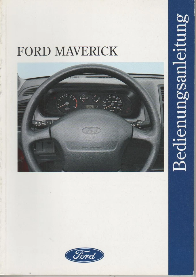 FORD MAVERICK 1 Bedienungsanleitung 1996 Betriebsanleitung Handbuch Bordbuch BA - Bild 1 von 1