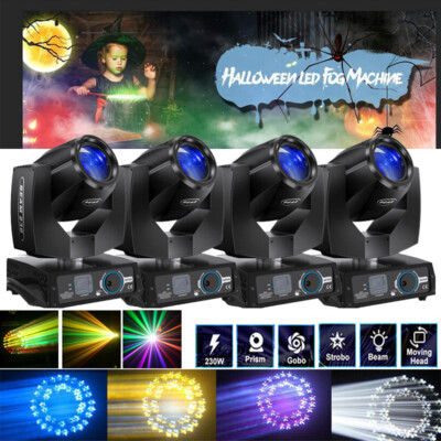 8X 230W 7R Beam Moving Head Light 8 Prism DMX Stage Lighting DJ Disco Show Party