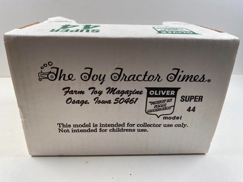 Vintage 1989 SpecCast 1:16 Oliver Super 44 Tractor Toy Tractor Times LE NIB - Picture 6 of 8