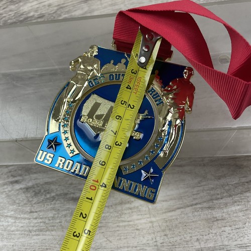 U.S. Road Running Finisher Medal June 2014 Get Out And Run - Picture 6 of 7