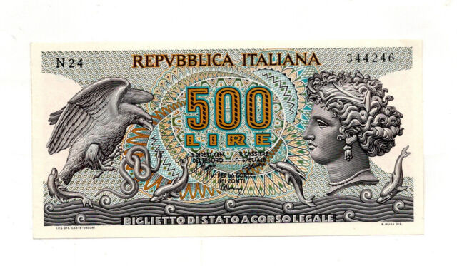 ITALIA - 500 Lire Aretusa - Dec. 23.2.1970 - Con Fibrille - SUP/FDS - (FDC39842) ITALIA - 500 Lire Aretusa - Dec. 23.2.1970 - Con Fibrille - SUP/FDS - (FDC39842)