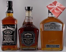 Jack Daniels 1 Fl. Gentleman Jack + 1 Fl. Single Barrel +1 Fl. Old No.7 Geschenk