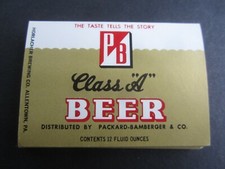 Wholesale Lot of 100 Old Vintage - Class A BEER LABELS - Packard Bamberg...