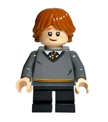 New Lego Figure Ron Weasley, Gryffindor Sweater - hp151