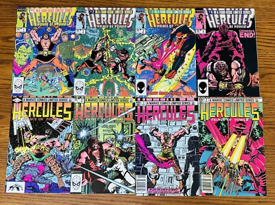 HERCULES PRINCE OF POWER #1-4 1982 & 1984 TWO COMPLETE SETS MARVEL Comics 3