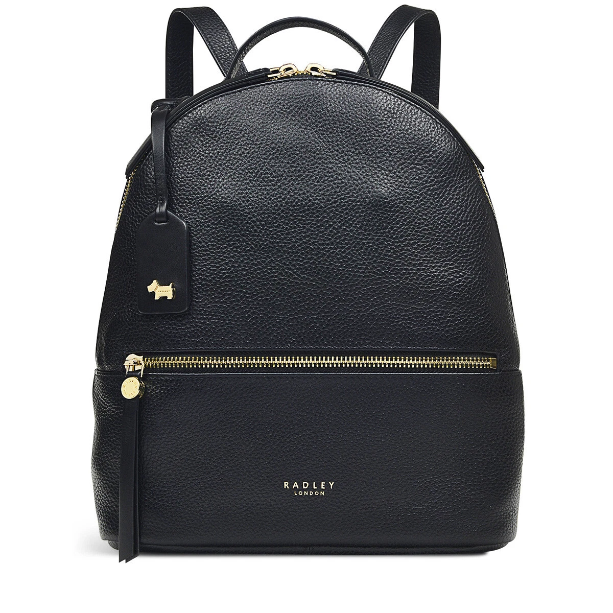 Medium size black shop backpack