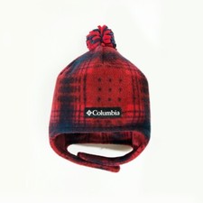 Columbia Unisex Toddler Frosty II Earflap Plaid Beanie Hat, Size 18-24 Months