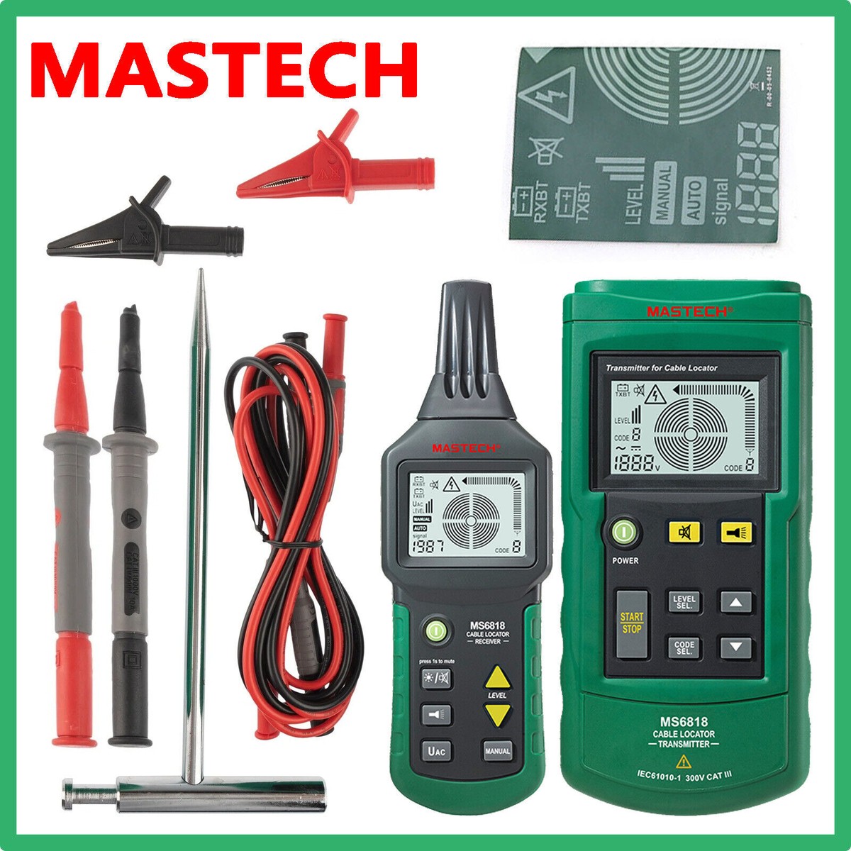 MASTECH MS6818 Wire Tester Networkphone Cable Detector Locator