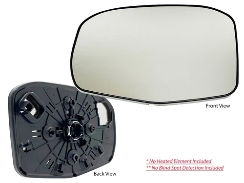 Mirror Glass Non-Heated for 2023 - 2025 Honda HR-V LX Model Driver Left Side