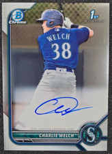 2022 Bowman Chrome 1st Auto Charlie Welch #CPA-CW Mariners