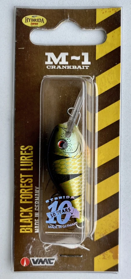 Hybrida Lures M1 Crankbait 4cm (BR) Floating Wobbler Kunstköder Barsch Forelle - Bild 1 von 1